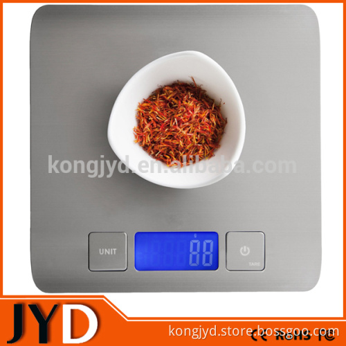 JYD EKS005 Easy To Read Digital Kitchen Scale With Slim Design